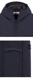[스톤아일랜드] 22FW 771540527 V0020 와펜패치 소프트쉘 자켓 네이비 남성 자켓 / TLS 썸네일 4