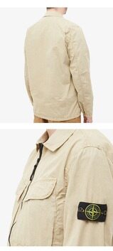 [스톤아일랜드] 22FW 7715101WN V0190 와펜패치 가먼트 포켓 오버 셔츠 베이지 남성 자켓 / TLS 썸네일 4