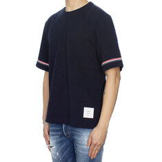 톰브라운 25SS 남성 코튼 럭비 숏 슬리브 티 MJS282A J0199 415 썸네일 2