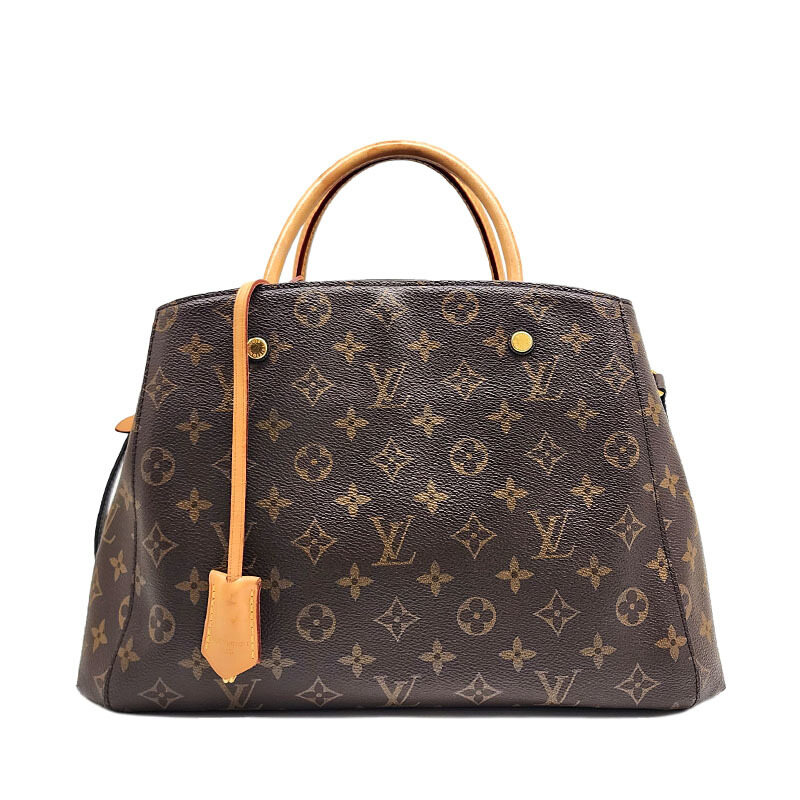 루이비통 모노그램 몽테뉴MM 토트백 브라운 - Louis Vuitton