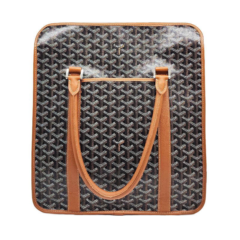 고야드 부르고뉴 토트백 블랙 탄 - Goyard
