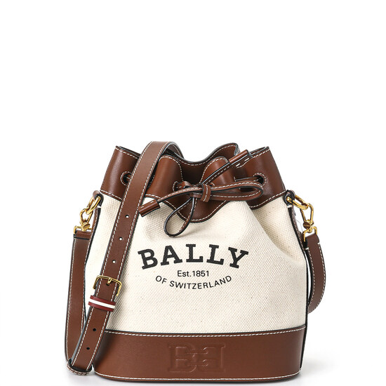 발리 클레오 스몰 버킷백 20 내처럴 브라운 CLEOH ST I135O - Bally
