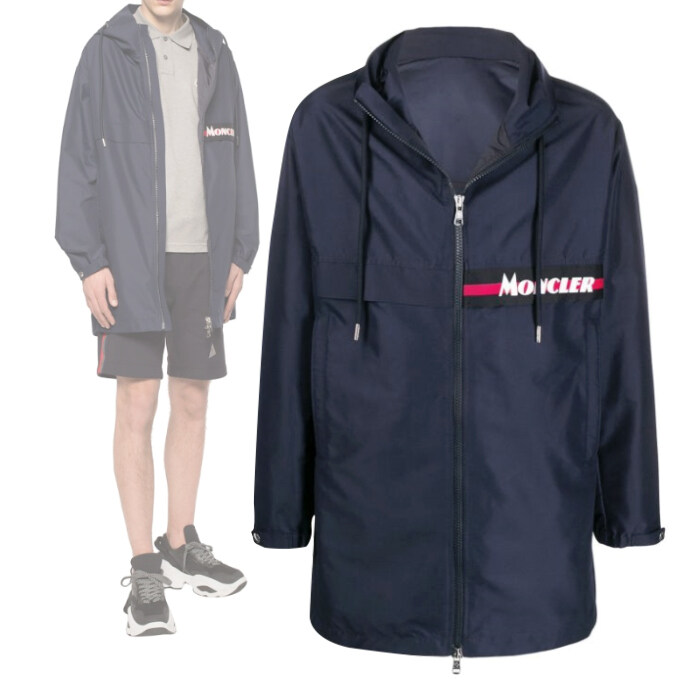 [원가이하]몽클레어 ILDUT 549ML 741 로고 테크노 후드 자켓 - Moncler