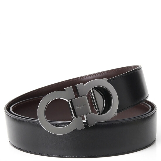 페레가모 간치니 사이즈 조절 벨트 35 블랙 679535 644557 - Salvatore Ferragamo
