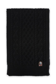 디몬트 23 F/W 파라점퍼스 공용 로고 패치 케이블 니트 머플러(블랙) PAAC SC03 541 썸네일 3