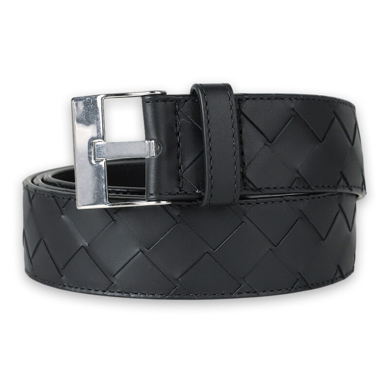 디몬트 보테가베네타 남성 인트레치아토 시계 벨트(블랙) 799046 V4KF1 8803 - Bottega Veneta