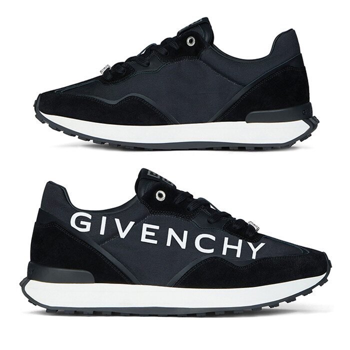 지방시 BH006ZH1AL 001 러너 블랙 남성 스니커즈 - Givenchy