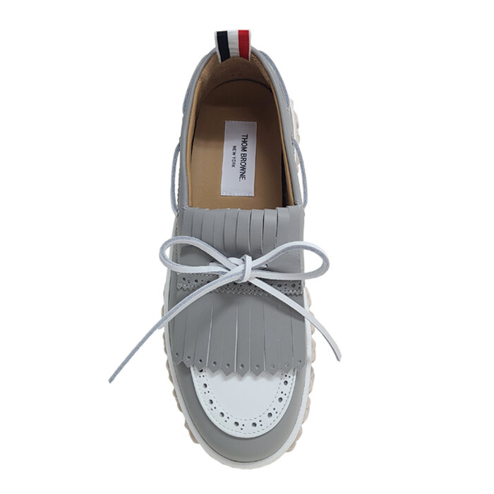 톰브라운 MFD256A05584 133 탭 몰디드 러버 보트 슈즈 - Thom Browne