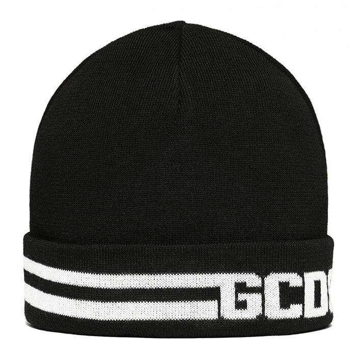 [재고정리]GCDS 지씨디에스 CC94U010068 로고 블랙 비니 - GCDS