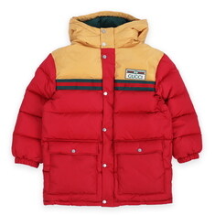 디몬트 23 F/W 구찌 키즈 후드 로고 나일론 롱패딩 자켓(레드) 737799 XWAXT 6429 썸네일 2