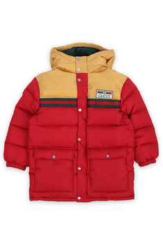 디몬트 23 F/W 구찌 키즈 후드 로고 나일론 롱패딩 자켓(레드) 737799 XWAXT 6429 썸네일 3