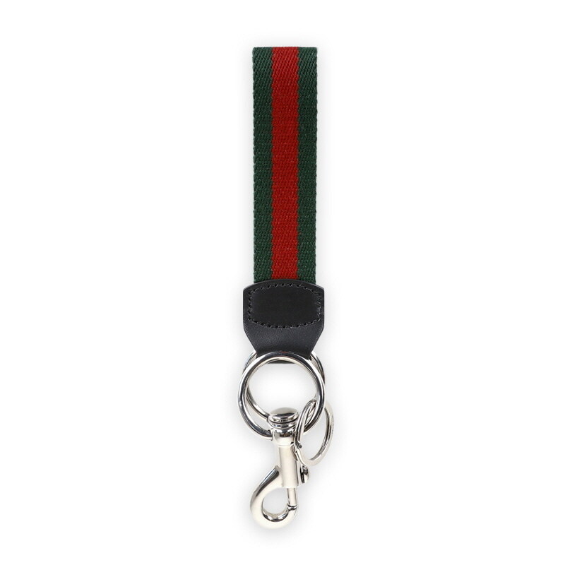 디몬트 구찌 캔버스 웹 키 체인 키링(그린/레드) 804040 JAAG1 8942 - Gucci