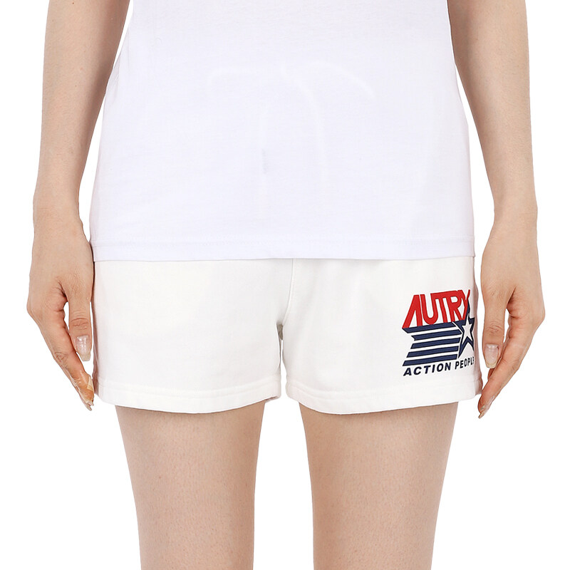 디몬트 23 S/S 오트리 여성 액션 피플 프린팅 숏팬츠(화이트) SHIW 2371 - Autry