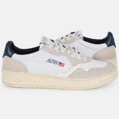 디몬트 22 S/S 오트리 남성 메쉬 스웨이드 메달리스트 로우탑(화이트/네이비) AULM DO06 썸네일 1