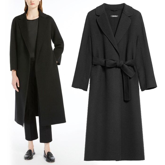 막스마라 2429016131600 013 ESTURIA 에스투리아 블랙 코트 - Max Mara