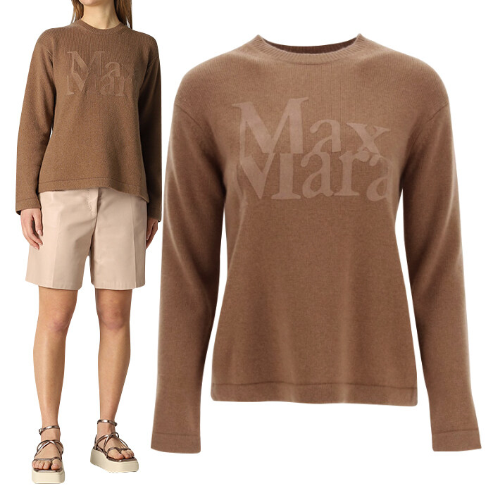 막스마라 AMALFI 009 로고 울 스웨터 니트 - Max Mara