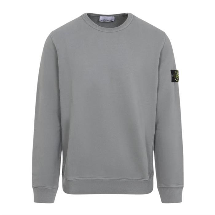 스톤아일랜드 브러시드 코튼 플리스 레귤러핏 맨투맨 6100028 S0A20 V006B - Stone Island
