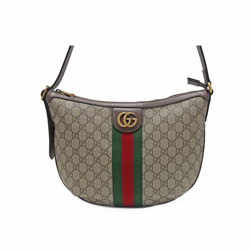 구찌 멀티 카프 스킨 폴리우레탄 폴리에스테르 코튼 공용 크로스백 R - 598125 9IK3T 8745 - Gucci