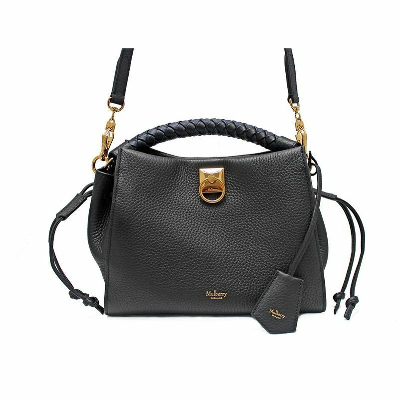 멀버리 블랙 카프 스킨 여성 숄더백 R - HH6267 000 A100 - Mulberry