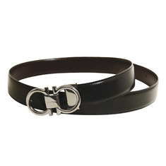 Ferragamo 페라가모 벨트 679938 0694531 NERO/HICKORY / 남성 정장벨트 썸네일 1