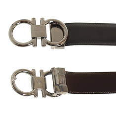 Ferragamo 페라가모 벨트 679938 0694531 NERO/HICKORY / 남성 정장벨트 썸네일 2