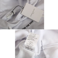 IH NOM UH NIT 이놈어닛 후드티 NUS19295 001 BIANCO OTTICO / 긴팔티셔츠 썸네일 3