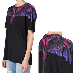 Marcelo Burlon 마르셀로 불론 티셔츠 CWAA016S17047236 1088 BLACK 썸네일 1