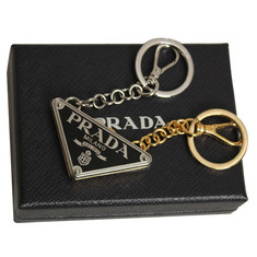 PRADA 프라다 키홀더 1PS061 66A F0964 BIANCO/NERO / 키홀더 썸네일 3