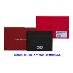 Ferragamo 페라가모 카드케이스 66A302 0698914 NERO/RED / 남성 카드지갑 썸네일 4