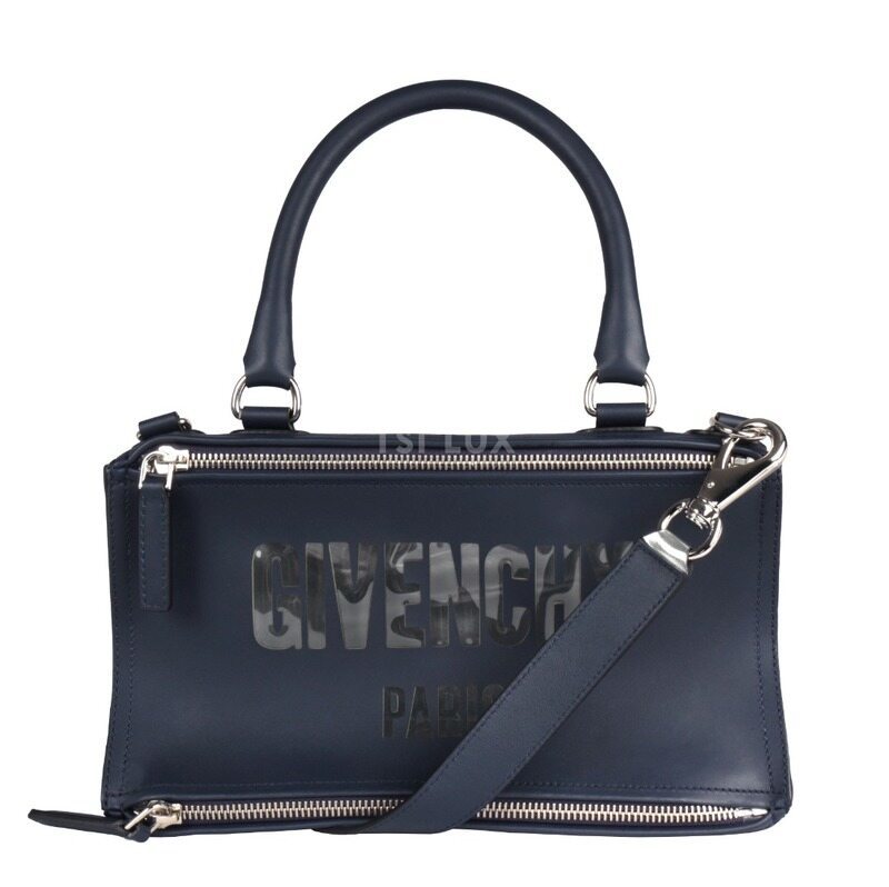 지방시 판도라백 네이비 실버포인트 미디움 토트백 숄더백 BB5005B02H 403 - Givenchy