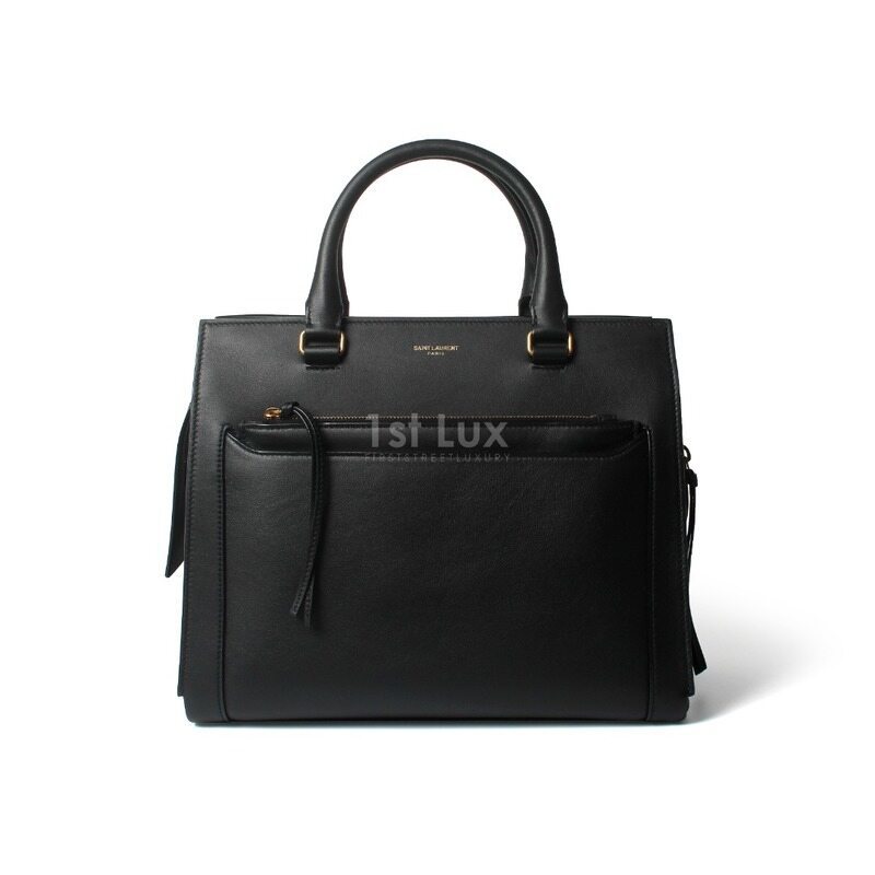 생로랑 이스트사이드 미디움 블랙 가죽 숄더백 토트백 553818 00Y0W 1000 - Saint Laurent