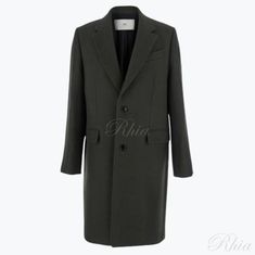 아미 25FW 울 싱글 브레스트 코트 HCO010 WV0078 020 썸네일 1