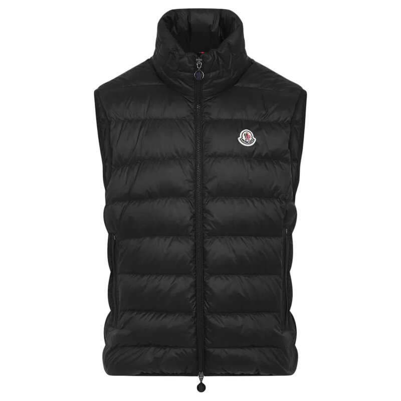 몽클레어 25FW ROCOQUE 로고 패치 패딩조끼 블랙 1A000 03 597YF 999 - Moncler