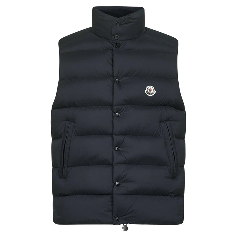 몽클레어 25FW TIBB 로고 패치 패딩조끼 네이비 1A000 96 597YD 776 - Moncler