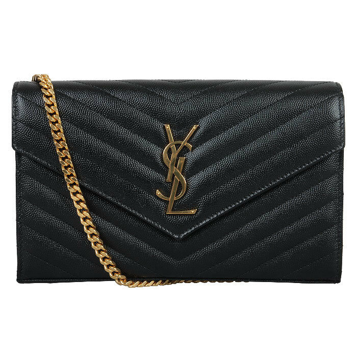 생로랑 카산드라 마틀라세 체인백 377828 BOW01 1000 - Saint Laurent