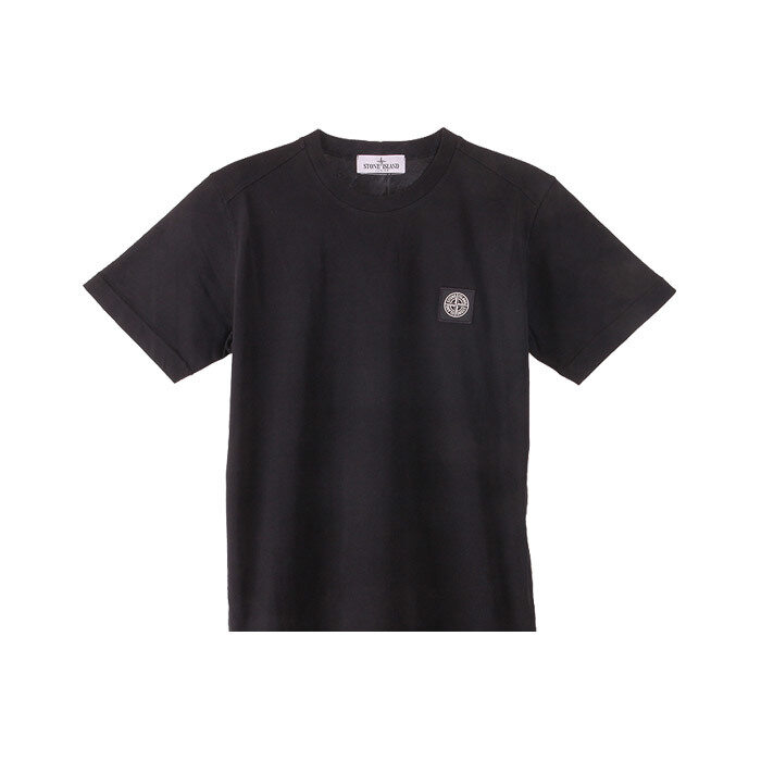 스톤아일랜드 키즈 반팔 티셔츠 블랙 801620147 V0029 - Stone Island