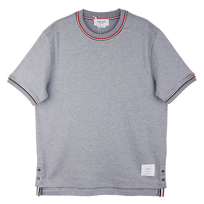 톰브라운 남성 반팔 티셔츠 MJS231A J0055 055 - Thom Browne