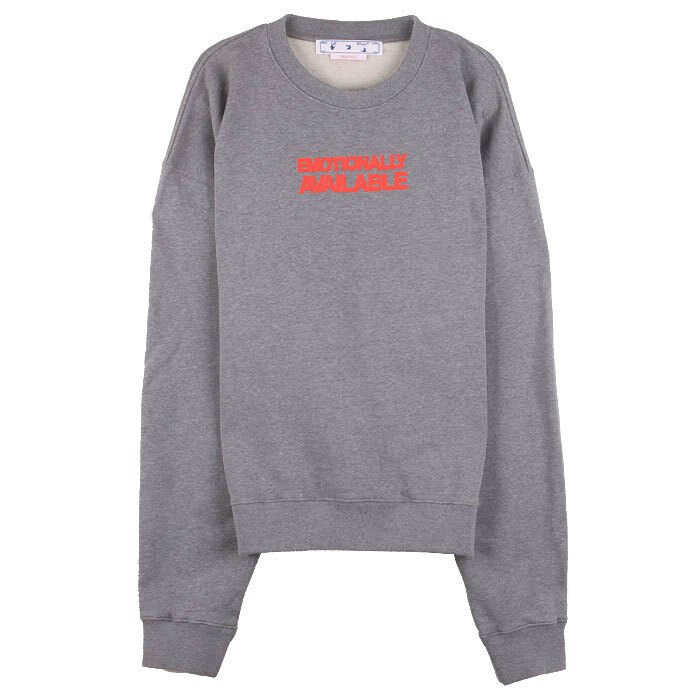 오프화이트 이모션 맨투맨 OMBA058F22FLE006 0825 - Off White