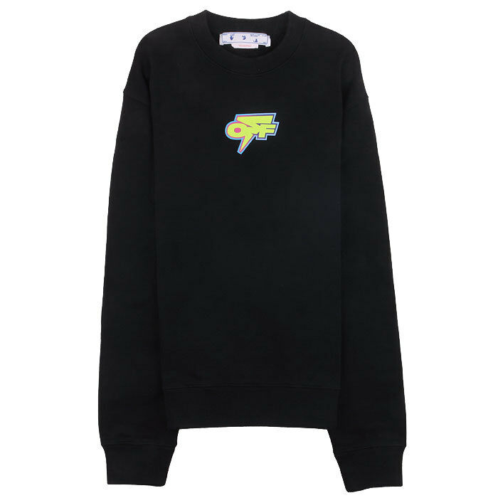 오프화이트 에로우그래픽 맨투맨 OMBA057F22FLE005 1070 - Off White