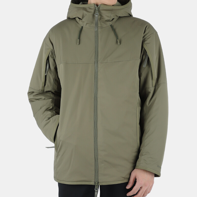 디몬트 22 S/S 버버리 남성 메쉬 지퍼 포인트 후드 패딩 자켓(카키) 8041403 - Burberry
