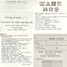논현 더팩토리 25FW 옴므 플리세 이세이 미야케 베이직 플리츠 팬츠 / 블랙 (HP58JF550 15) 썸네일 3