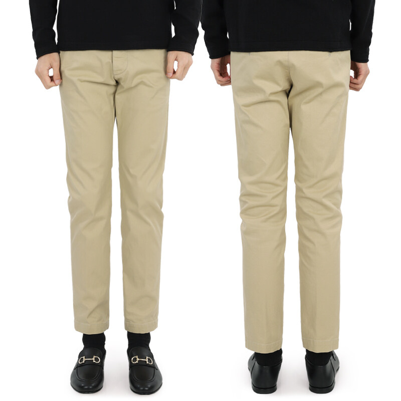 디몬트 23 F/W 디퀘 남성 스트레이트 코튼 팬츠(베이지) S71KB0575 S39021 111 - Dsquared2