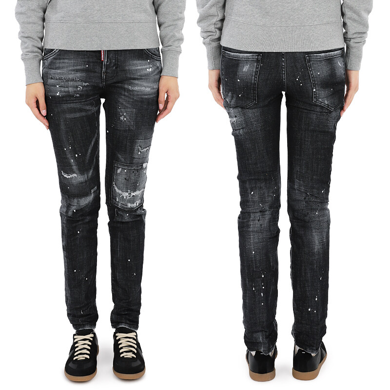 디몬트 23 F/W 디퀘 여성 다크 클린 워시 제니퍼진 S75LB0781 S30357 900 - Dsquared2