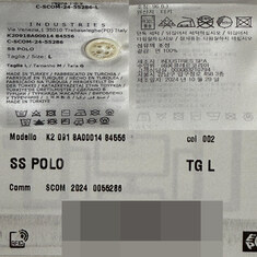 논현 더팩토리 25FW 몽클레어 남성 로고 패치 폴로 반팔티 / 화이트 (8A00014 84556 002) 썸네일 4