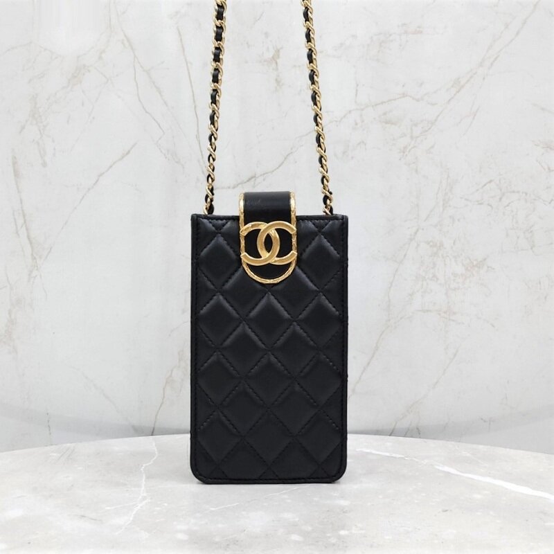 [럭스유] (새상품) 샤넬 CC로고 폰홀더 체인 미니 숄더백 AP2981 - Chanel