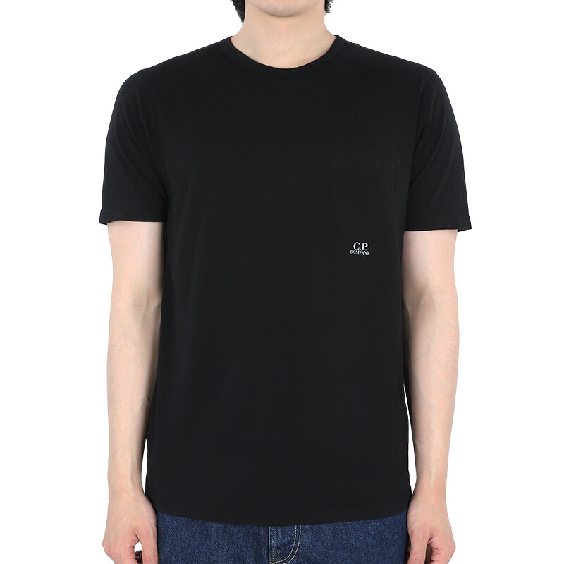 디몬트 23 S/S CP컴퍼니 남성 미니 로고 포켓 반팔(블랙) 14CMTS182A 005431G 999 - CP company