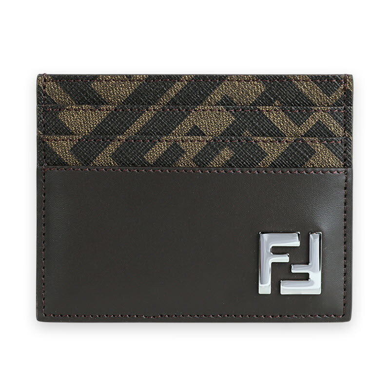디몬트 펜디 FF 스퀘어 모노그램 카드 지갑(브라운) 7M0164 AFF2 F1Q1C - Fendi