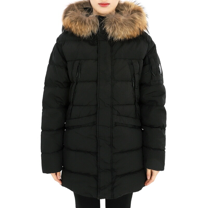 디몬트 23 F/W CP컴퍼니 키즈 유에이 맥트턴 고글 다운 파카(블랙) 15CKOW013C 005709G 999 (성인착용가능) - CP company