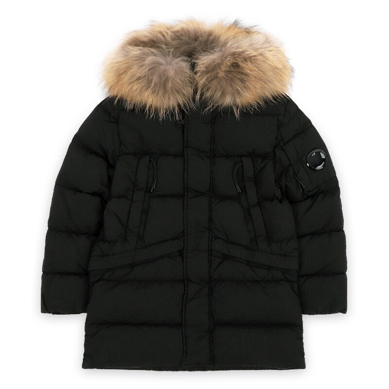 디몬트 23 F/W CP컴퍼니 키즈 유에이 맥트턴 고글 다운 파카(블랙) 15CKOW013B 005709G 999 - CP company