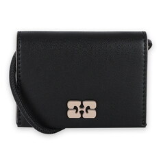 디몬트 가니 여성 BOU 로고 리사이클 레더 월렛 크로스백(블랙) A5396 099 썸네일 1